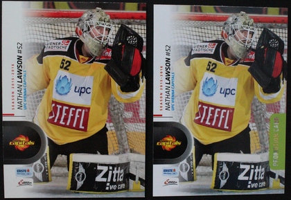 Basiskarte und Promotion Card von nathan Lawson (Capitals).